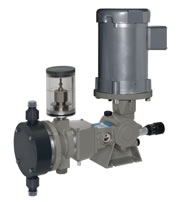 Pump Type  BR - Hydraulic diaphragm dosing pump with internal safety valve